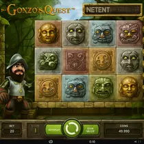 Monixbet - Gonzo Quest Slot - NetEnt Game